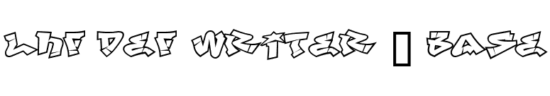 LHF Def Writer | BASE font preview